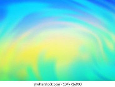 Light Blue, Yellow vector bokeh and colorful pattern. Modern geometrical abstract illustration with gradient. Brand new style for your business design.