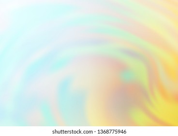 Light Blue, Yellow vector bokeh and colorful pattern. Colorful illustration in abstract style with gradient. The elegant pattern for brand book.