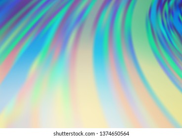 Light Blue, Yellow vector bokeh pattern. An elegant bright illustration with gradient. A new texture for your design.