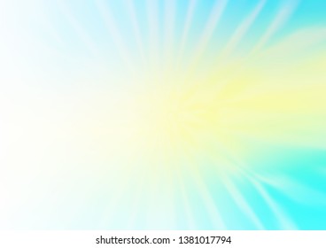 Light Blue, Yellow vector bokeh pattern. Shining colorful illustration in a Brand new style. The best blurred design for your business.