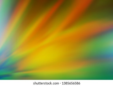 Light Blue, Yellow vector bokeh pattern. Colorful abstract illustration with gradient. The background for your creative designs.