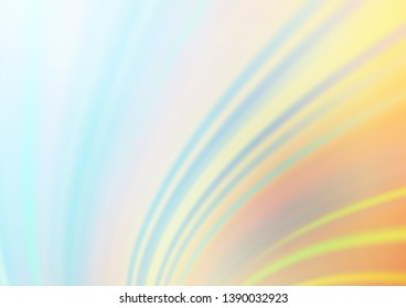 Light Blue, Yellow vector bokeh and colorful pattern. Modern geometrical abstract illustration with gradient. Brand new design for your business.