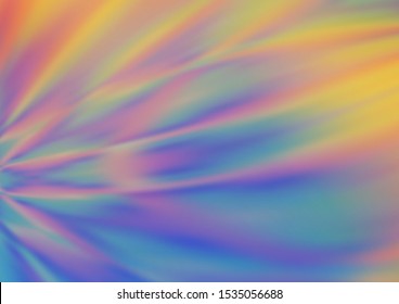 Light Blue, Yellow vector bokeh pattern. Creative illustration in halftone style with gradient. The template for backgrounds of cell phones.