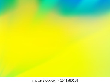 Light Blue, Yellow vector bokeh and colorful pattern. Colorful abstract illustration with gradient. The background for your creative designs.