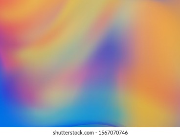 Light Blue, Yellow vector bokeh pattern. A vague abstract illustration with gradient. A new texture for your design.