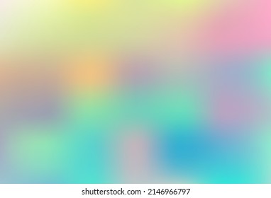 Azul claro, patrón de bokeh vectorial amarillo. Ilustración colorida en estilo abstracto con gradiente. Plantilla totalmente nueva para su diseño.