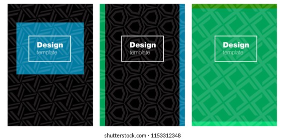 Light Blue, Yellow vector brochure for ui, ux design. Web interface on abstract background with colorful gradient. New design for cover of books.