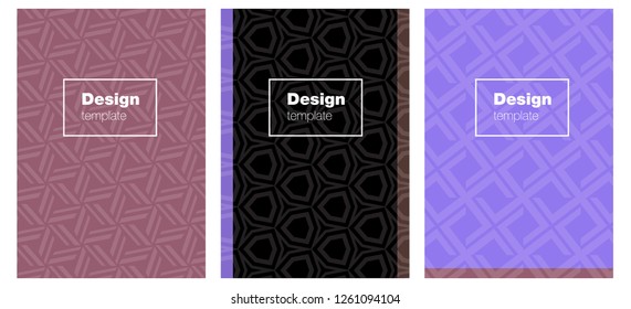 Light Blue, Yellow vector brochure for ui, ux design. Abstract booklet on colored background with gradient. New design for cover of books.