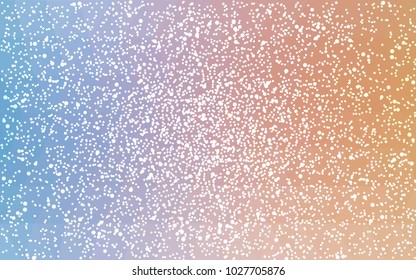 Light Blue, Yellow vector christmas postcard low polygon background. Illustration consisting of triangles. Abstract triangular polygonal origami or crystal design of New Year celebration.
