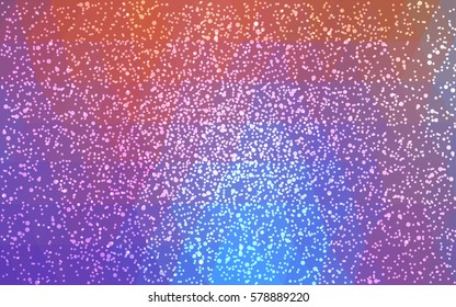 Light Blue, Yellow vector christmas polygon background. Low poly Illustration consisting of triangles with snowflakes. Texture background of New Year celebration.