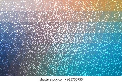 Light Blue, Yellow vector christmas polygon background. Low poly Illustration consisting of triangles with snowflakes. Texture background of New Year celebration.