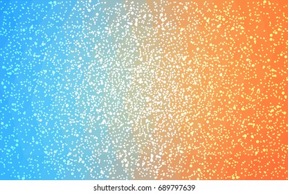 Light Blue, Yellow vector christmas postcard low polygon background. Illustration consisting of triangles. Abstract triangular polygonal origami or crystal design of New Year celebration.