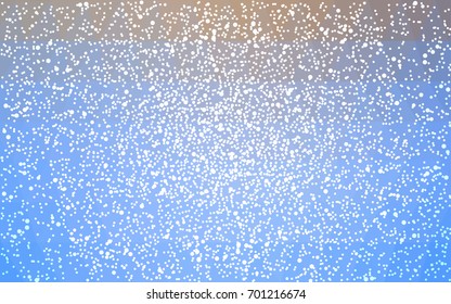Light Blue, Yellow vector christmas postcard low polygon background. Illustration consisting of triangles. Abstract triangular polygonal origami or crystal design of New Year celebration.