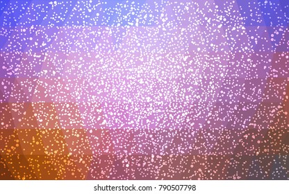 Light Blue, Yellow vector christmas polygon background. Low poly Illustration consisting of triangles with snowflakes. Texture background of New Year celebration.