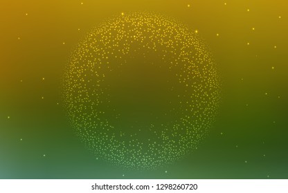 Light Blue, Yellow vector colorful blur backdrop. Colorful abstract illustration with gradient. Completely new design for your business.