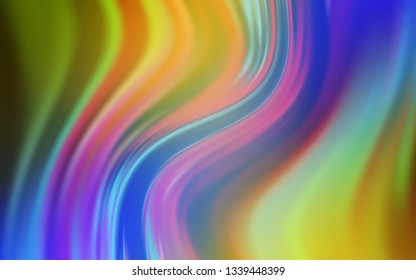 Light Blue, Yellow vector colorful abstract texture. New colored illustration in blur style with gradient. New design for your business.