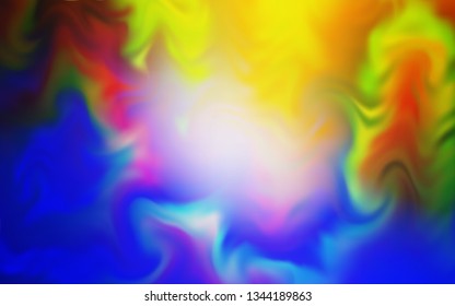 Light Blue, Yellow vector colorful blur background. A completely new colored illustration in blur style. Elegant background for a brand book.