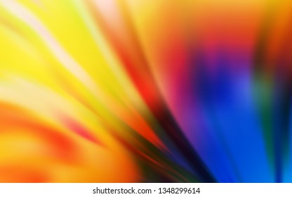 Light Blue, Yellow vector colorful abstract texture. An elegant bright illustration with gradient. Background for designs.