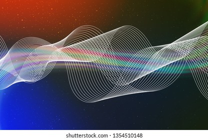Light Blue, Yellow vector colorful abstract texture. Creative illustration in halftone style with gradient. New style design for your brand book.