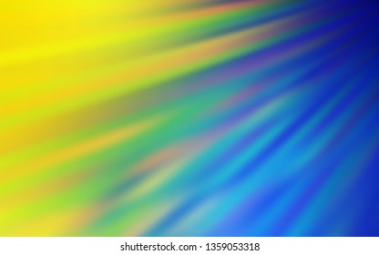 Light Blue, Yellow vector colorful blur backdrop. Modern abstract illustration with gradient. Blurred design for your web site.