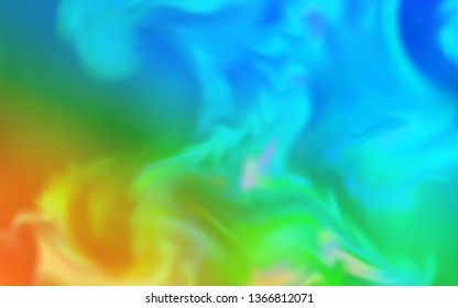 Light Blue, Yellow vector colorful blur background. An elegant bright illustration with gradient. Background for designs.