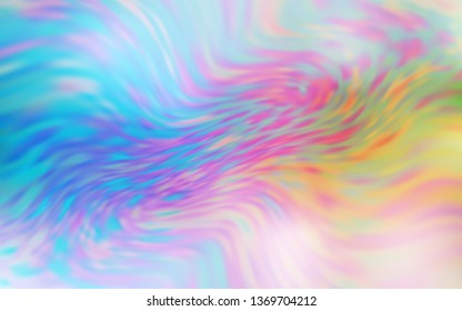 Light Blue, Yellow vector colorful blur background. Shining colored illustration in smart style. Completely new design for your business.