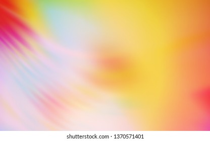 Light Blue, Yellow vector colorful blur backdrop. An elegant bright illustration with gradient. The best blurred design for your business.