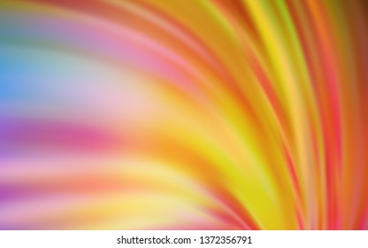 Light Blue, Yellow vector colorful blur background. Glitter abstract illustration with gradient design. Elegant background for a brand book.