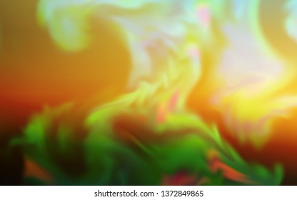 Light Blue, Yellow vector colorful blur backdrop. Creative illustration in halftone style with gradient. The best blurred design for your business.