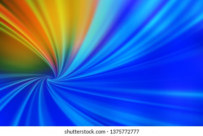 Light Blue, Yellow vector colorful blur background. Colorful abstract illustration with gradient. New style for your business design.