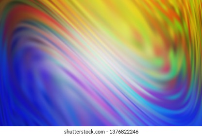 Light Blue, Yellow vector colorful blur background. Colorful illustration in abstract style with gradient. Smart design for your work.
