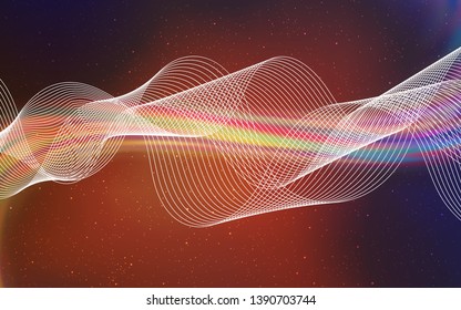 Light Blue, Yellow vector colorful abstract background. New colored illustration in blur style with gradient. New way of your design.