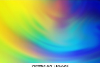 Light Blue, Yellow vector colorful blur backdrop. Colorful abstract illustration with gradient. Background for a cell phone.