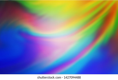 Light Blue, Yellow vector colorful blur background. A completely new colored illustration in blur style. New design for your business.