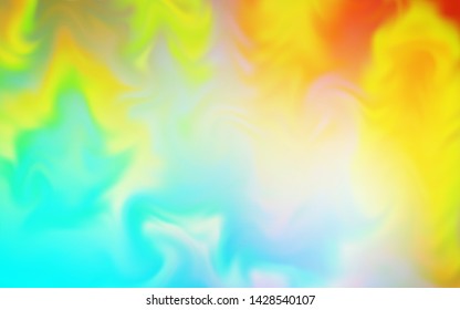 Light Blue, Yellow vector colorful abstract background. Modern abstract illustration with gradient. New way of your design.