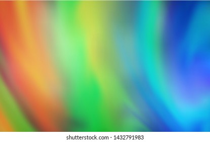 Light Blue, Yellow vector colorful abstract background. An elegant bright illustration with gradient. Blurred design for your web site.