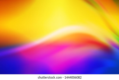 Light Blue, Yellow vector colorful blur backdrop. Abstract colorful illustration with gradient. Background for a cell phone.
