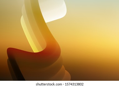 Light Blue, Yellow vector colorful blur background. Creative illustration in halftone style with gradient. New style design for your brand book.
