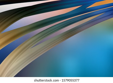 Light Blue, Yellow vector colorful blur background. Creative illustration in halftone style with gradient. Background for a cell phone.