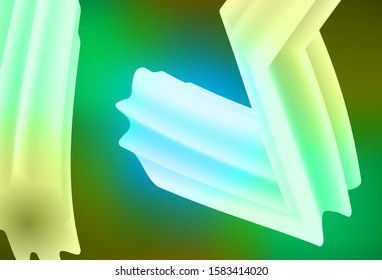 Light Blue, Yellow vector colorful blur background. A completely new colored illustration in blur style. Blurred design for your web site.