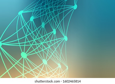Light Blue, Yellow vector colorful abstract texture. Modern abstract illustration with gradient. Background for designs.