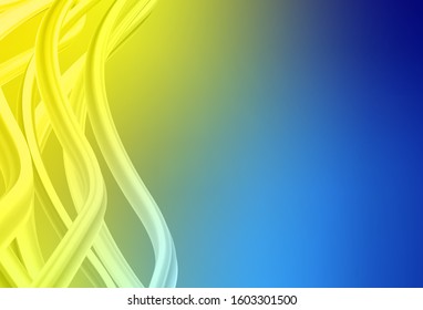 Light Blue, Yellow vector colorful abstract texture. Shining colorful illustration in smart style. The best blurred design for your business.