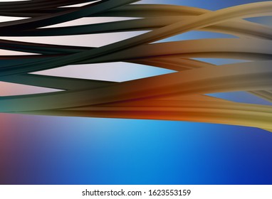 Light Blue, Yellow vector colorful abstract texture. Creative illustration in halftone style with gradient. Blurred design for your web site.