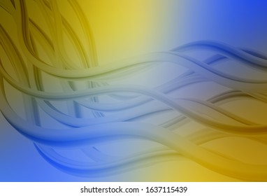 Light Blue, Yellow vector colorful abstract background. Colorful illustration in abstract style with gradient. Completely new design for your business.
