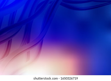 Light Blue, Yellow vector colorful blur background. An elegant bright illustration with gradient. Completely new design for your business.
