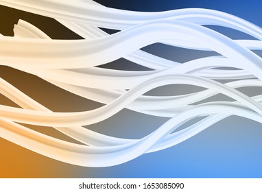 Light Blue, Yellow vector colorful abstract texture. New colored illustration in blur style with gradient. New way of your design.