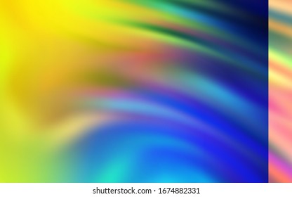 Light Blue, Yellow vector colorful blur backdrop. Abstract colorful illustration with gradient. Smart design for your work.