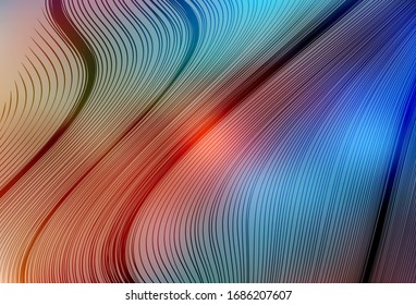 Light Blue, Yellow vector colorful blur background. A completely new colored illustration in blur style. Completely new design for your business.