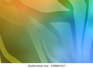 Light Blue, Yellow vector colorful blur backdrop. Colorful illustration in abstract style with gradient. New way of your design.