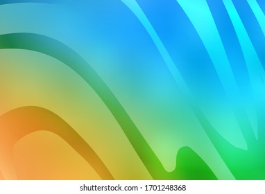 Color azul claro, amarillo vectorial color de fondo. Ilustración abstracta moderna con degradado. Fondo para los diseños.